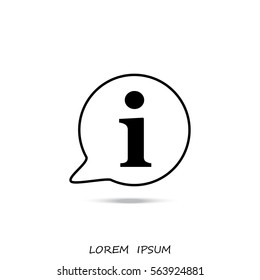 Line icon- information 