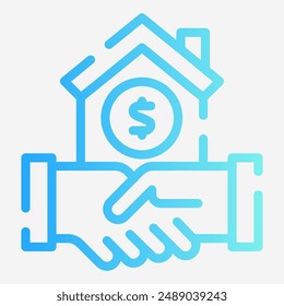  line icon for investment, finance, business, success, growth, money, economy, profit, graph