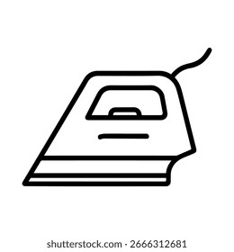 Vector del hierro del icono de la línea en el fondo blanco
Icono de línea de Vector sobre fondo blanco