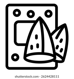 Line icon of an ironing machine drying clothes using hot temperature, for laundry service or housekeeping