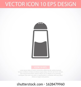 Line icon isolated on a clean background. Salt powder concept drawing salt shaker line icon in modern style