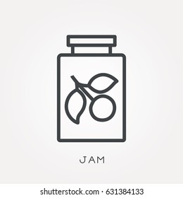 Line icon jam