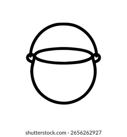 line icon Kazan vector on white background
Vector line icon on white background