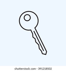 Line icon-  key 