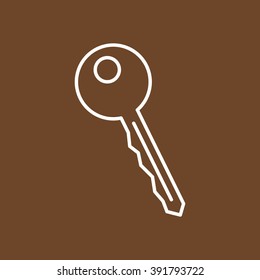 Line icon-  key 
