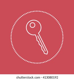 Line icon-  key 