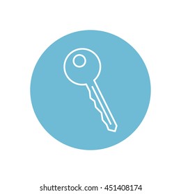 Line icon-  key 