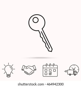 Line icon-  key 