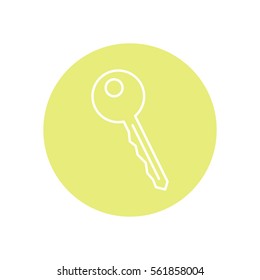 Line icon-  key 