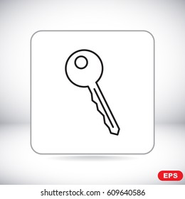 Line icon-  key 