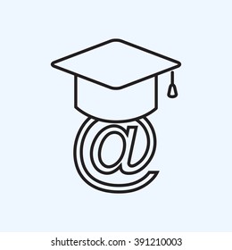 Line icon-  learning 