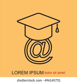 Line icon-  learning 