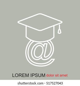 Line icon-  learning 