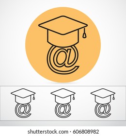 Line icon-  learning 