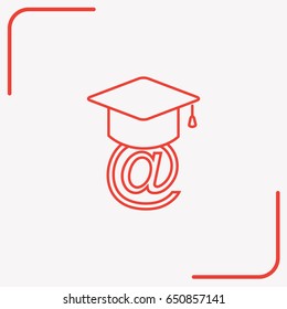 Line icon-  learning 