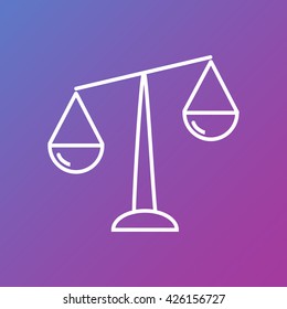 Line icon- Libra