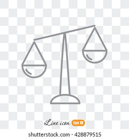 Line icon- Libra