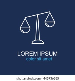 Line icon- Libra