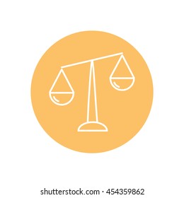 Line icon- Libra