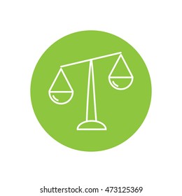 Line icon- Libra