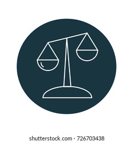 Line icon- Libra