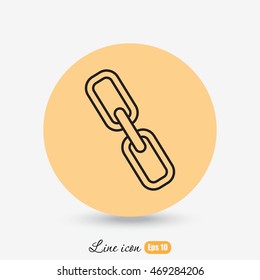 Line icon- Link