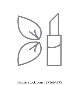 line icon lipstick