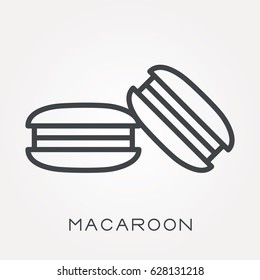 Line Icon Macaroon