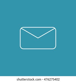 Line Icon of Mail or Envelope.