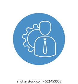 Line icon-   Management 