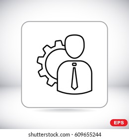 Line icon-   Management 