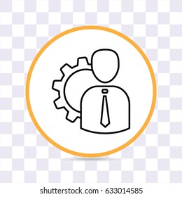 Line icon-   Management 