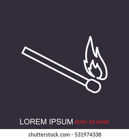 Line icon-  match