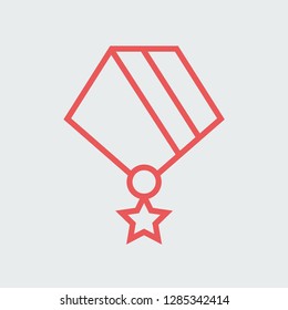 Line icon medal