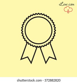 Line icon- medal