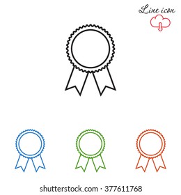 Line icon- medal