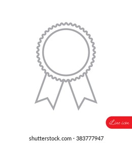 Line icon- medal