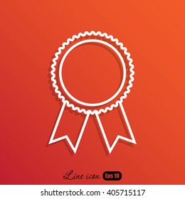 Line icon- medal