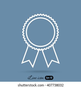 Line icon- medal