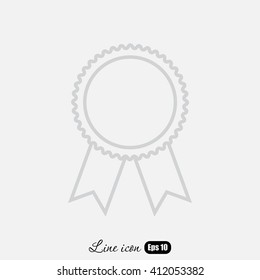 Line icon- medal