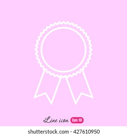 Line icon- medal