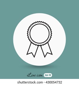 Line icon- medal