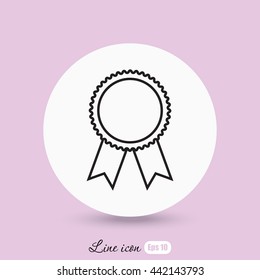 Line icon- medal