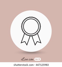 Line icon- medal