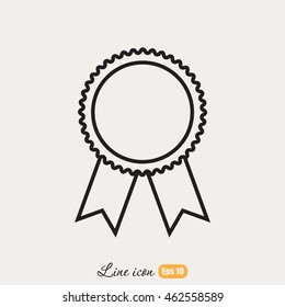 Line icon- medal