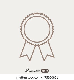 Line icon- medal