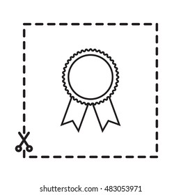 Line icon- medal