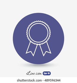 Line icon- medal