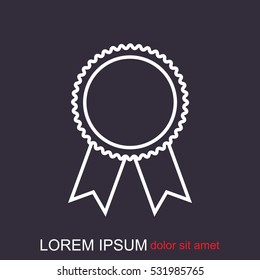 Line icon- medal