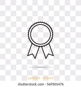 Line icon- medal